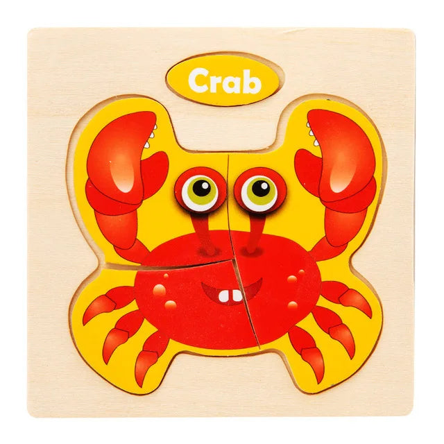 Wooden Puzzle – Fun & Early Cognitive Learning for Kids!