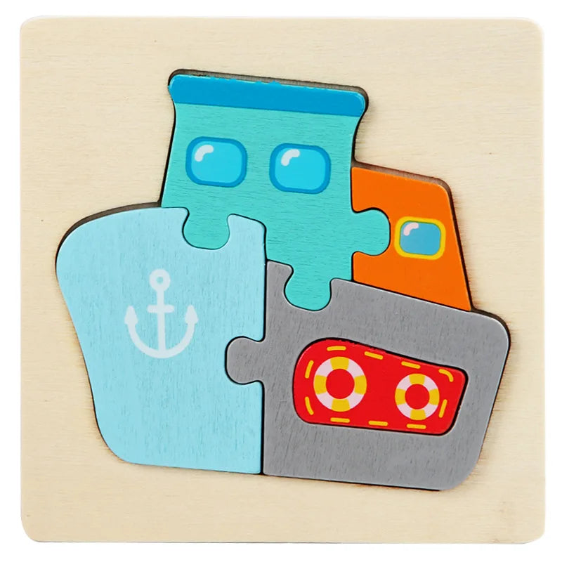 Wooden Puzzle – Fun & Early Cognitive Learning for Kids!