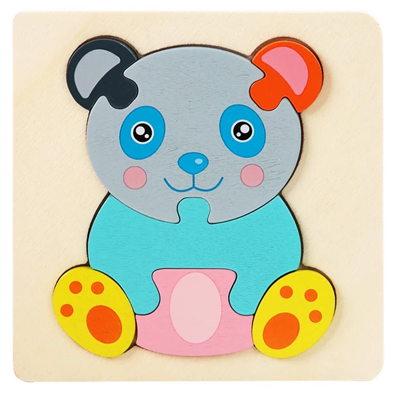 Wooden Puzzle – Fun & Early Cognitive Learning for Kids!
