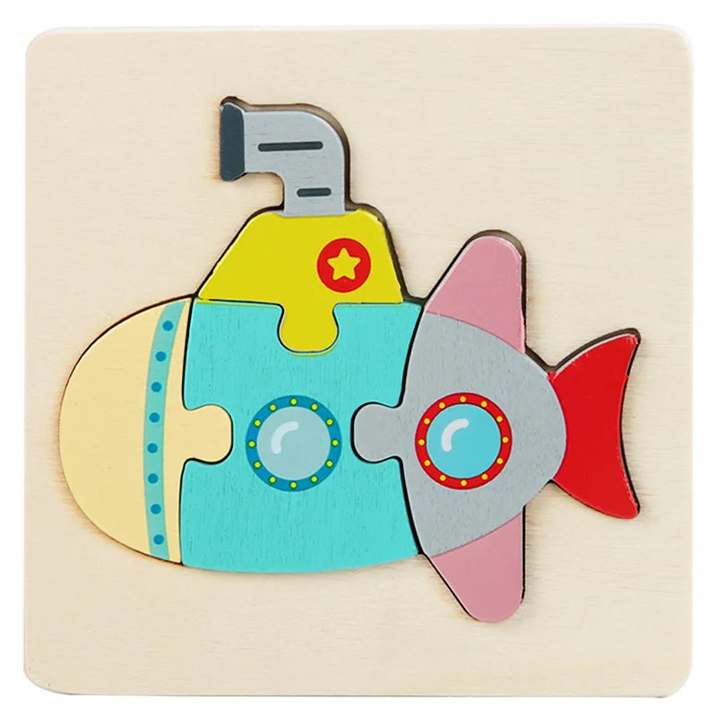 Wooden Puzzle – Fun & Early Cognitive Learning for Kids!