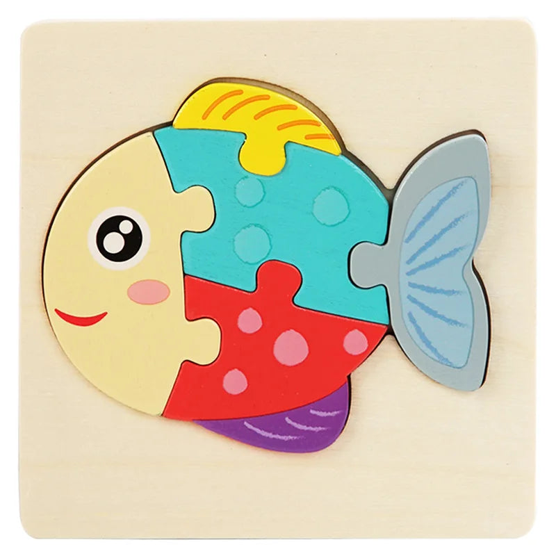 Wooden Puzzle – Fun & Early Cognitive Learning for Kids!