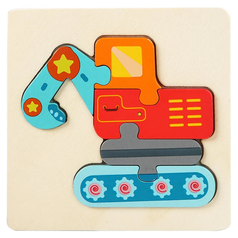 Wooden Puzzle – Fun & Early Cognitive Learning for Kids!