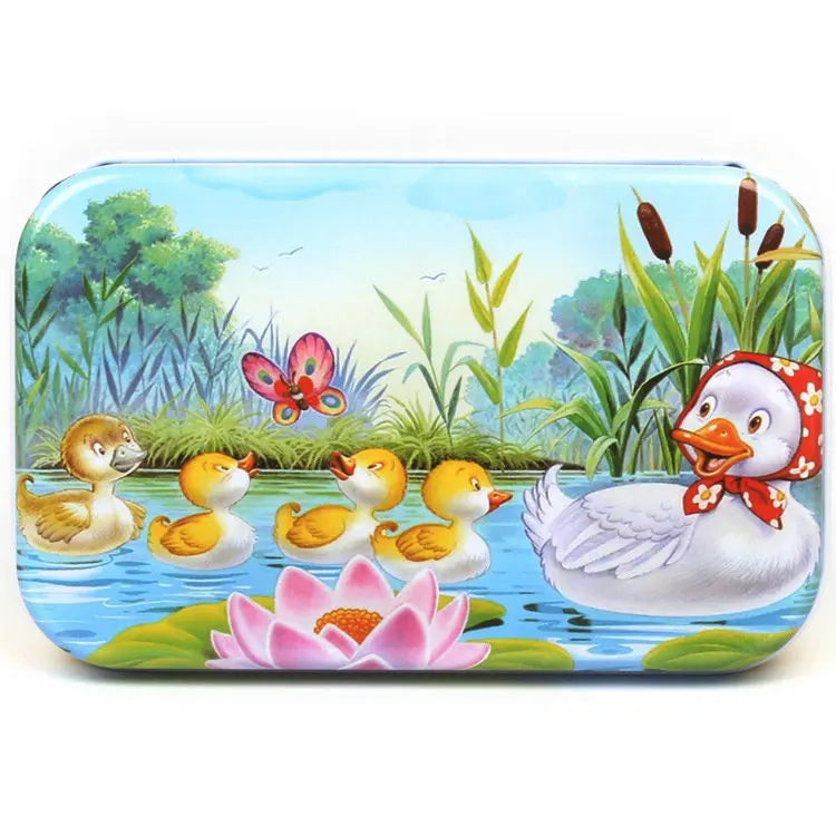 60-Piece Wooden Puzzle Set