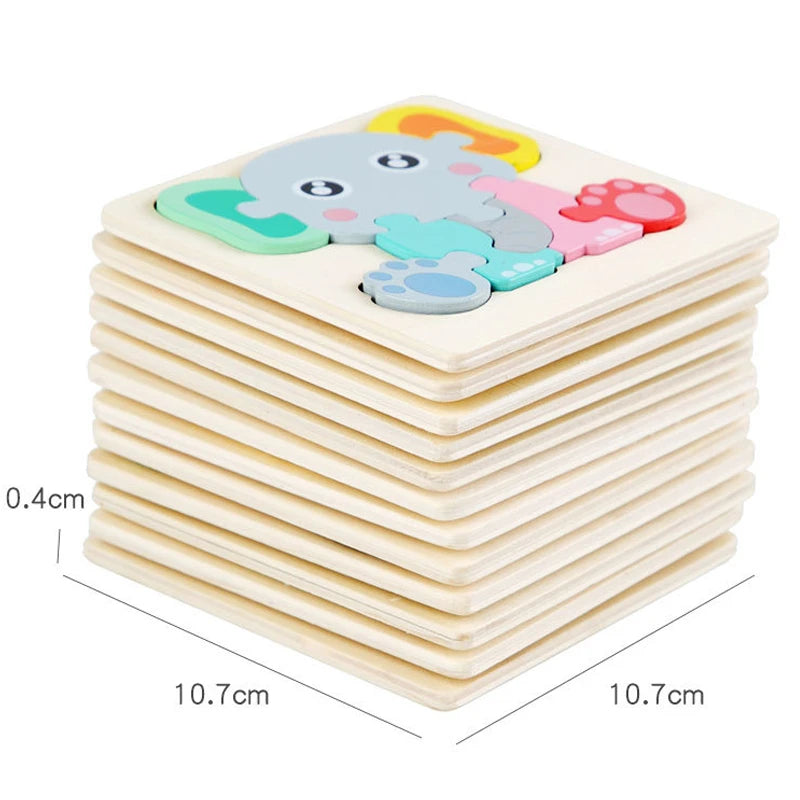 Wooden Puzzle – Fun & Early Cognitive Learning for Kids!