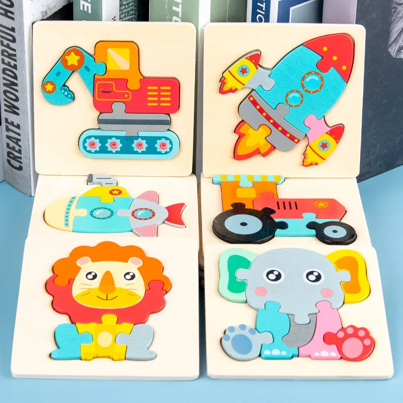 Wooden Puzzle – Fun & Early Cognitive Learning for Kids!