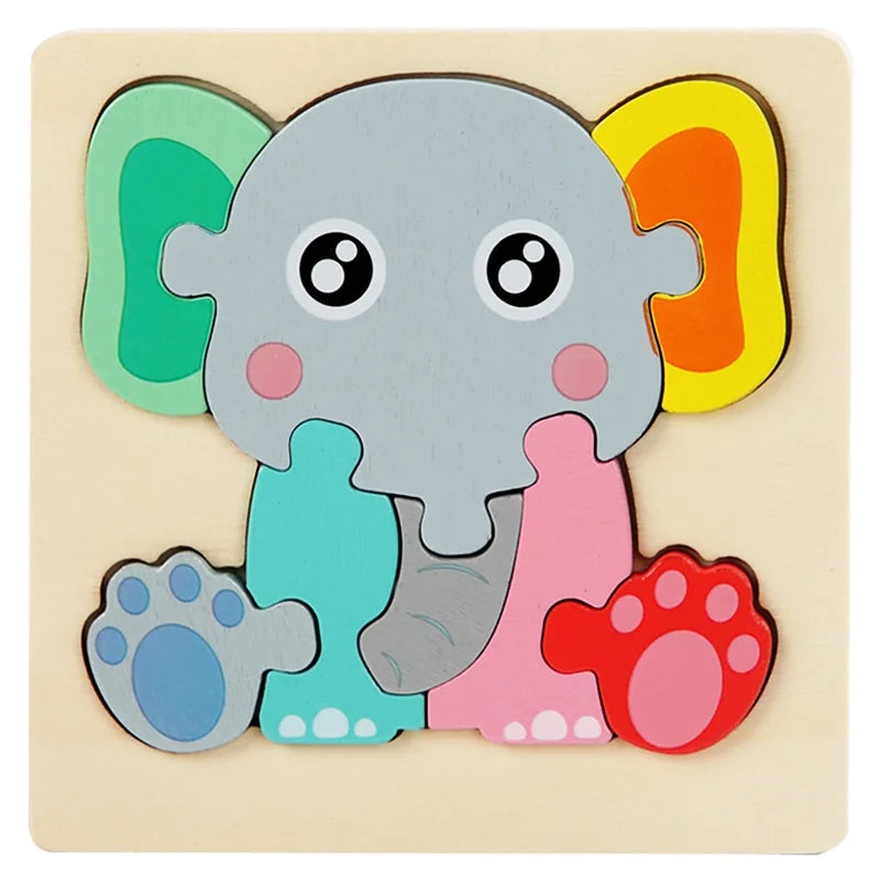 Wooden Puzzle – Fun & Early Cognitive Learning for Kids!