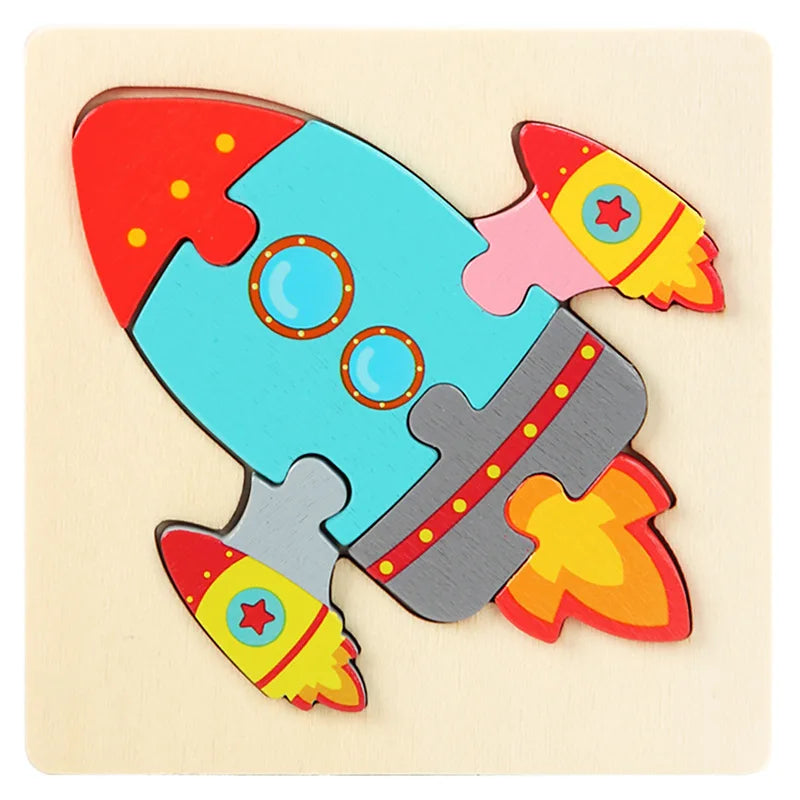 Wooden Puzzle – Fun & Early Cognitive Learning for Kids!