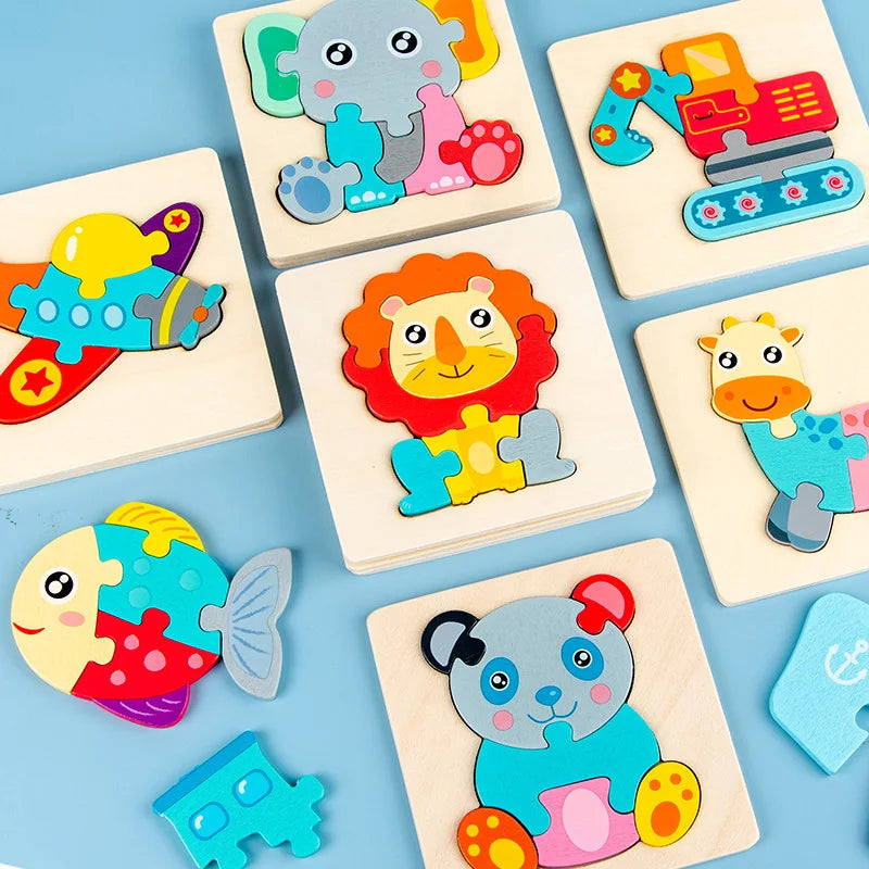 Wooden Puzzle – Fun & Early Cognitive Learning for Kids!
