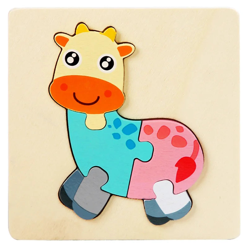 Wooden Puzzle – Fun & Early Cognitive Learning for Kids!