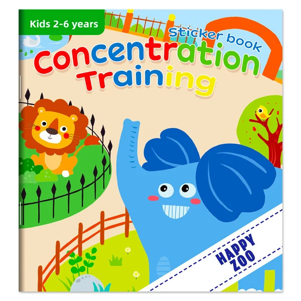 Montessori Cartoon Sticker Books