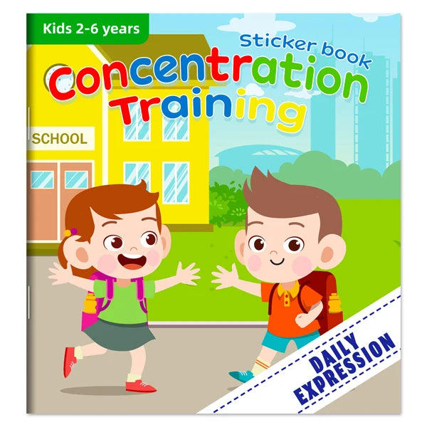Montessori Cartoon Sticker Books