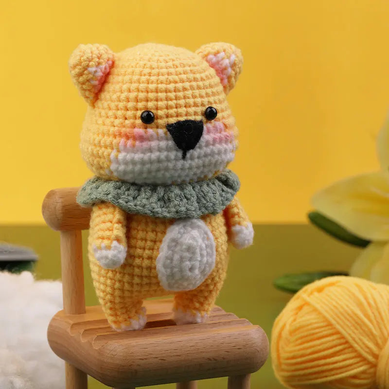 Crochet Animal Kit – Easy-to-Follow Crochet Kit for Beginners