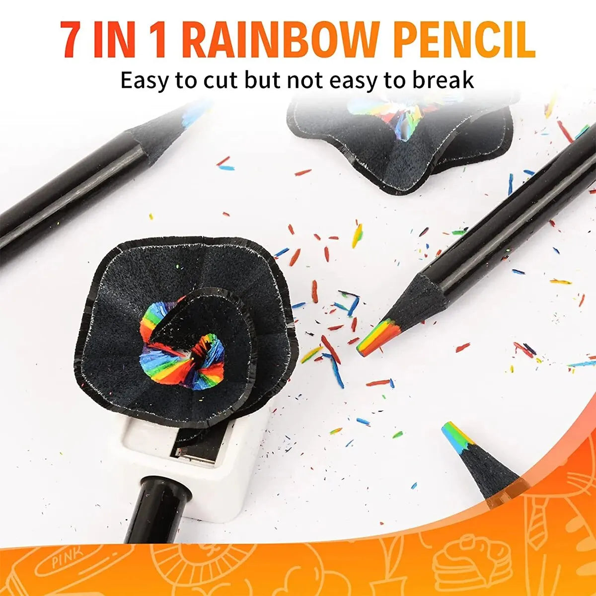 10 Multi-Colored Pencils