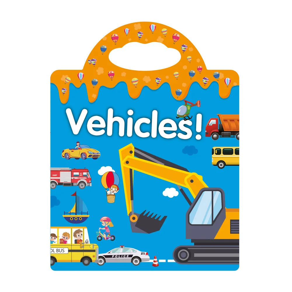 Reusable Scene Stickers – Interactive DIY Sticker Book for Kids!