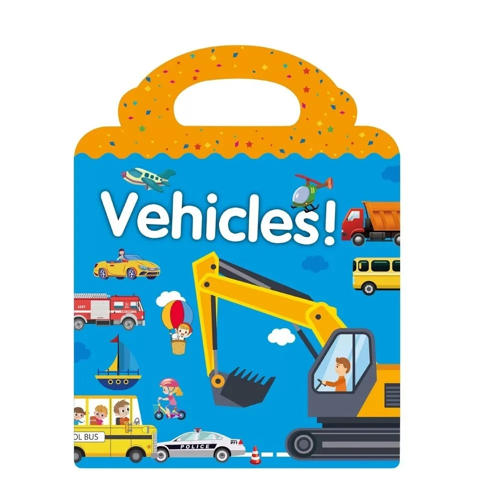 Reusable Scene Stickers – Interactive DIY Sticker Book for Kids!