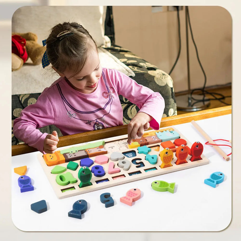Montessori Wooden Busy Board