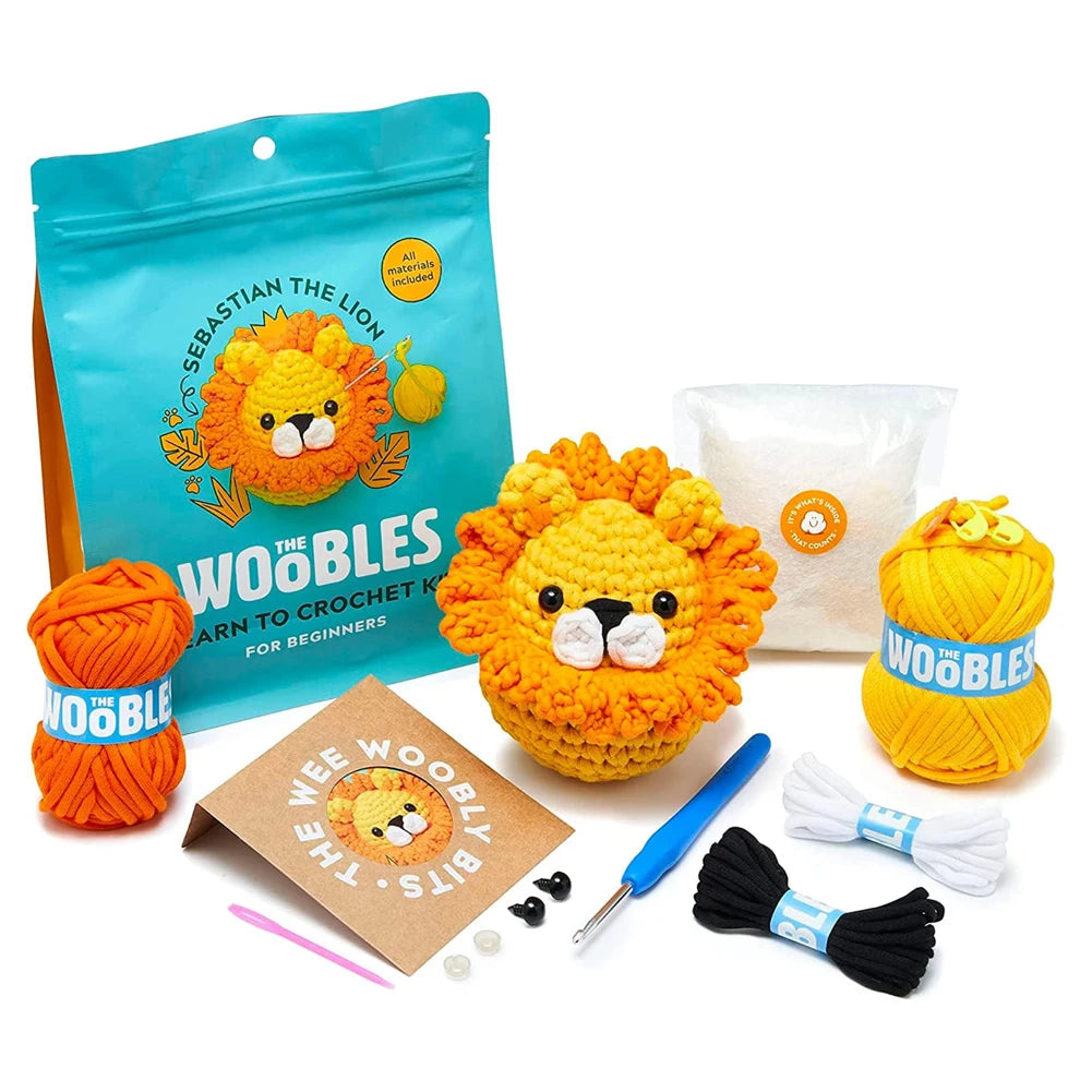 Crochet Your Own Adorable Stuffed Animals – A Fun DIY Kit for Beginners!