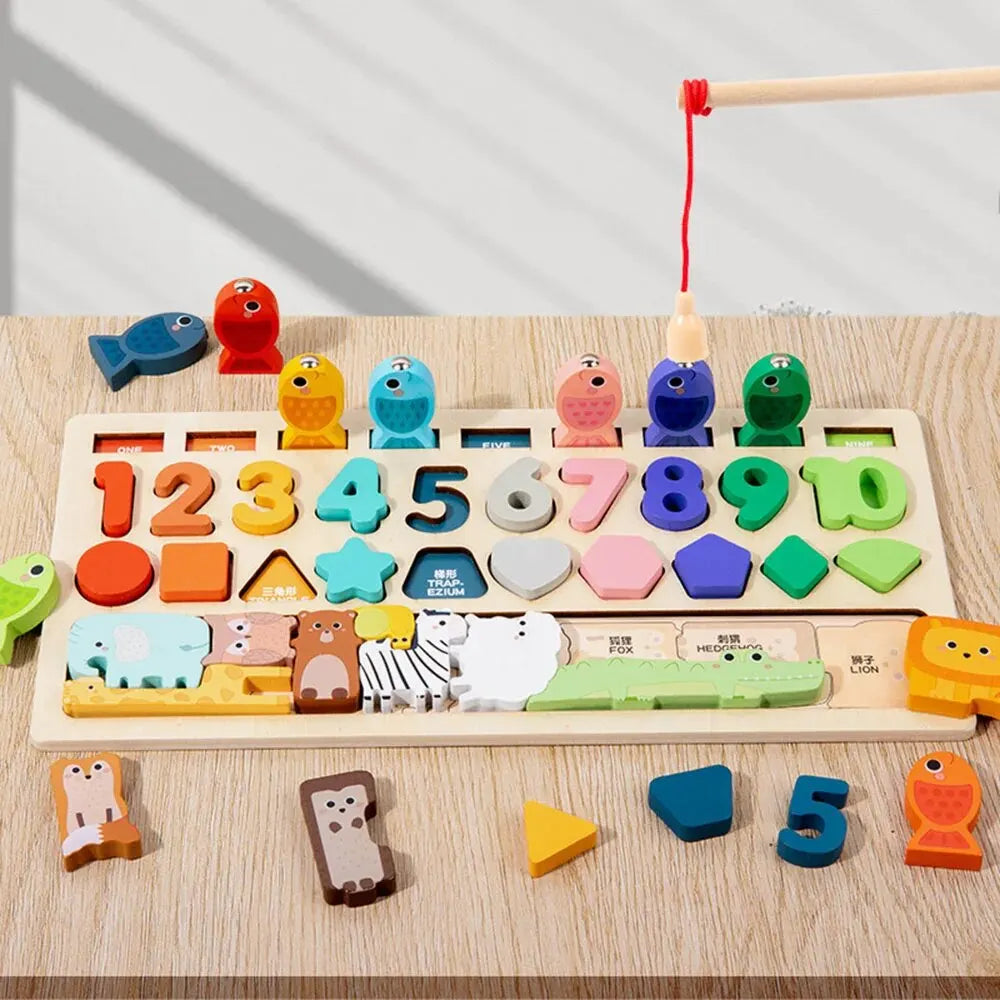 Montessori Wooden Busy Board