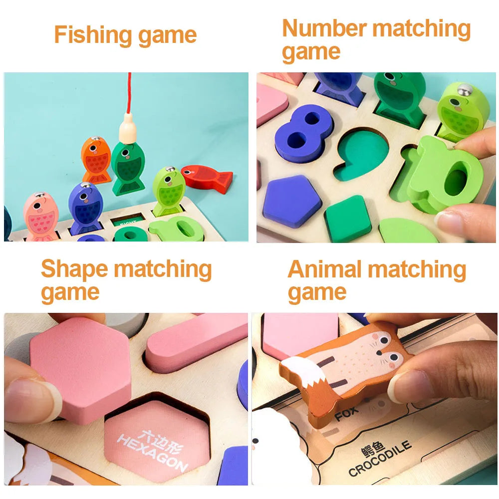 Montessori Wooden Busy Board