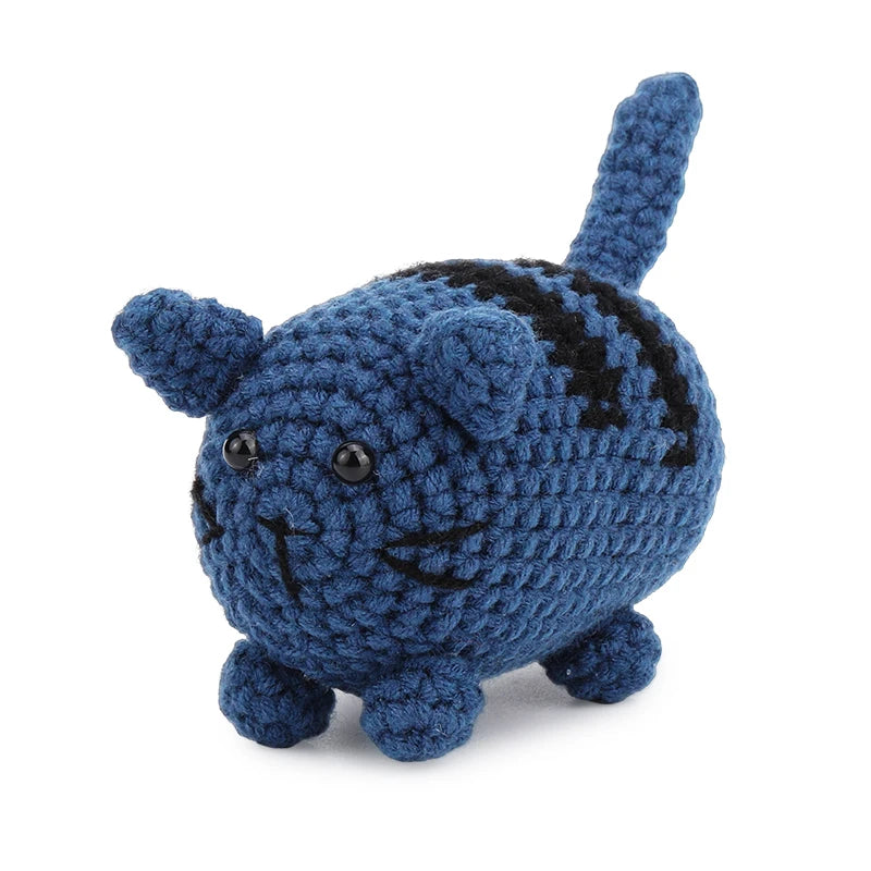 Crochet Cat Kit for Beginners – Complete DIY Craft Kit