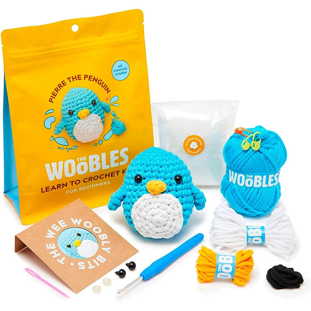 Crochet Your Own Adorable Stuffed Animals – A Fun DIY Kit for Beginners!