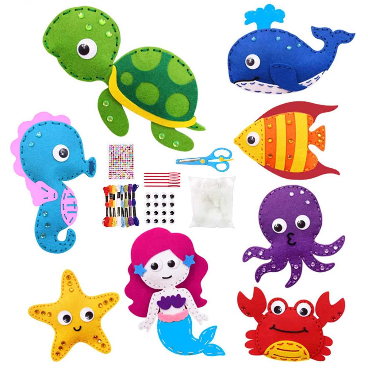 Sea Animals Sewing Kit – Create Your Own Ocean Friends!