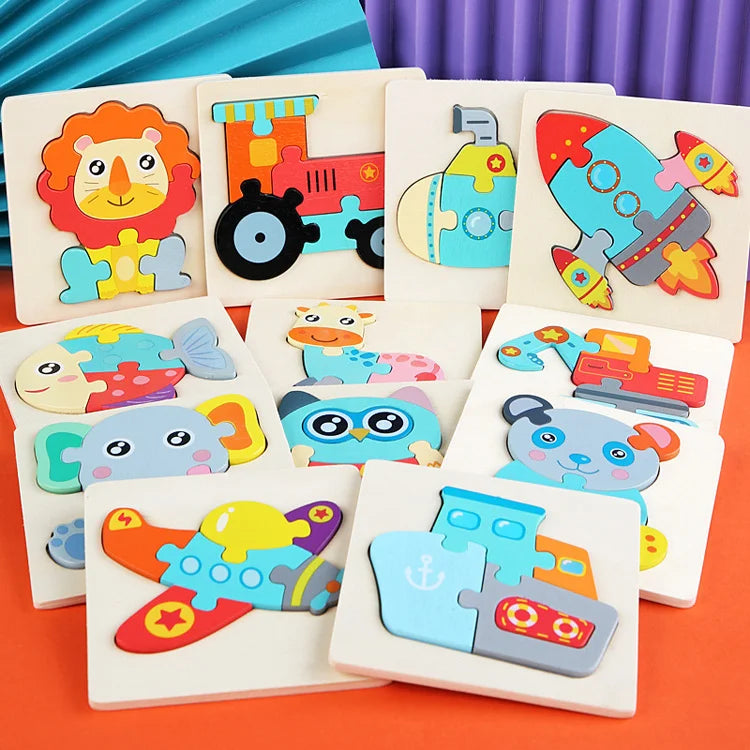 Wooden Puzzle – Fun & Early Cognitive Learning for Kids!