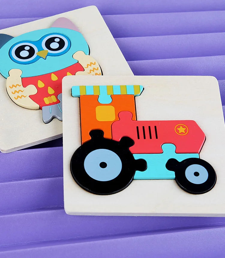 Wooden Puzzle – Fun & Early Cognitive Learning for Kids!