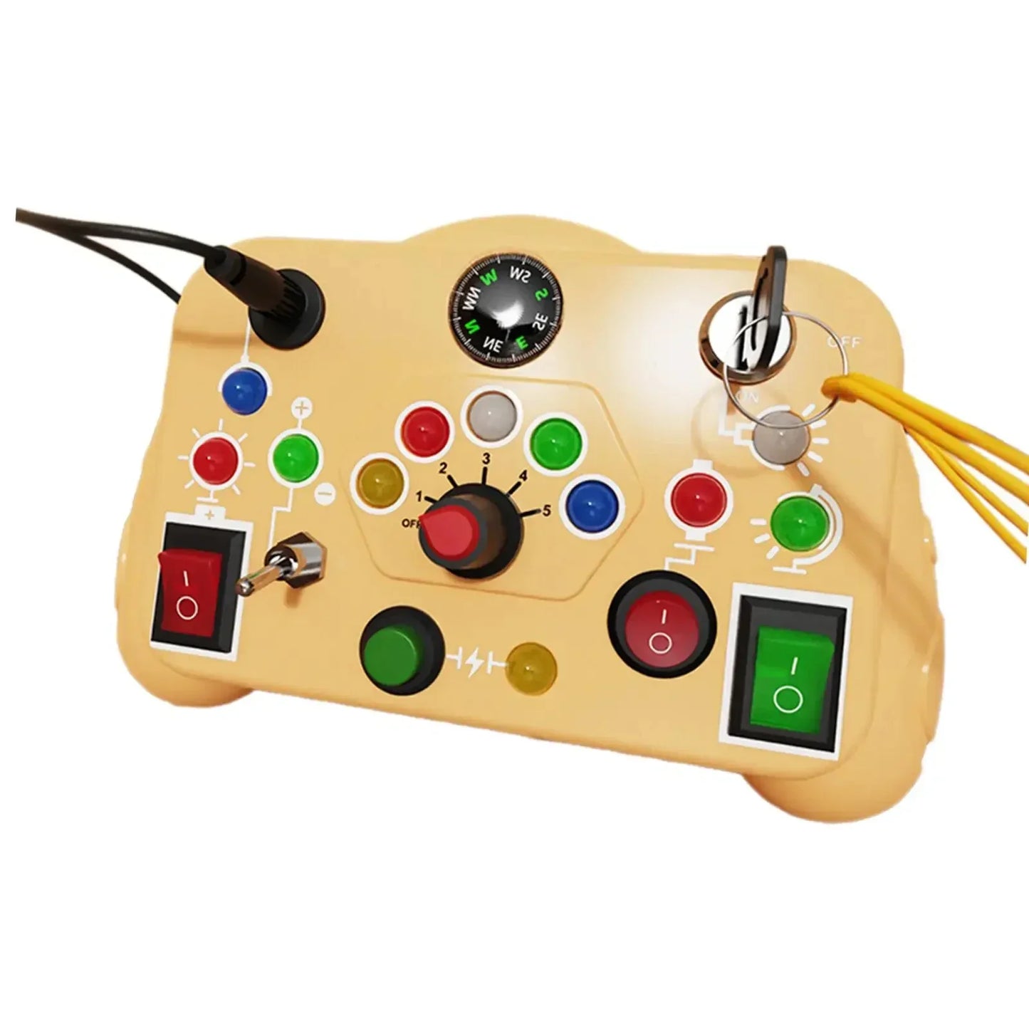 Busy Board LED Lights Switch Sensory Montessori Toy