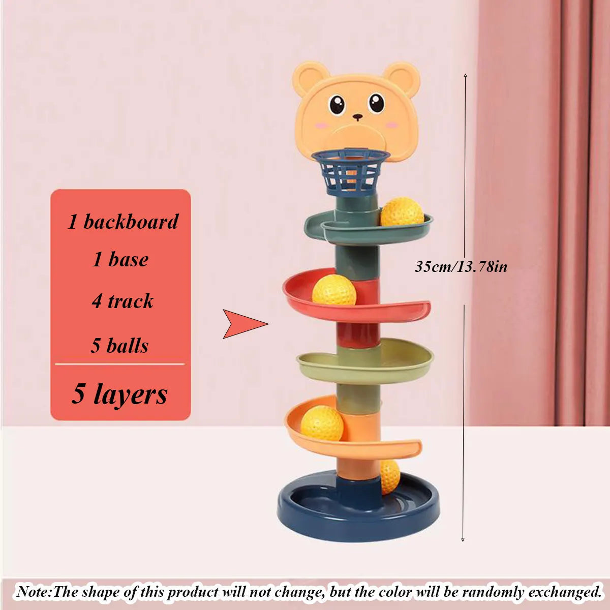 Multi-Layer Rolling Ball Track