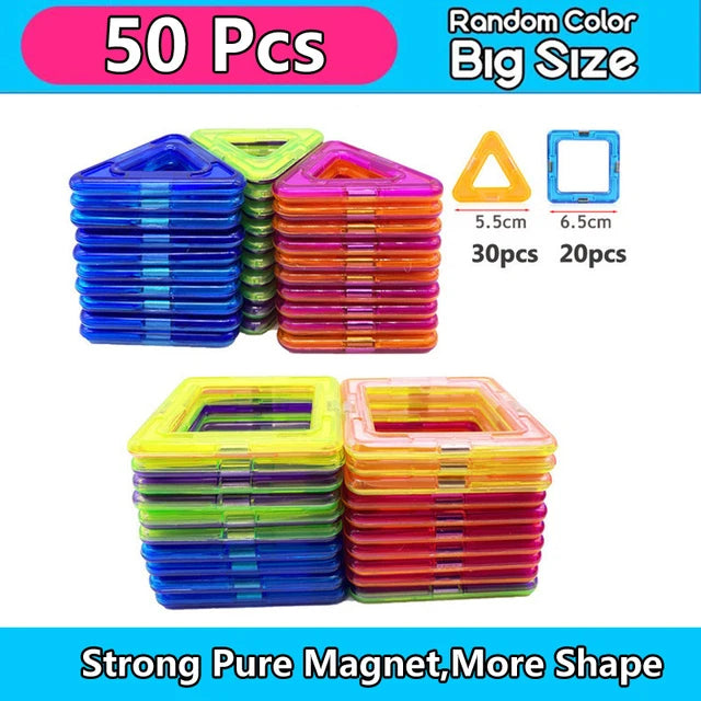 Big Size Magnetic Building Blocks – Creative & Educational Fun!