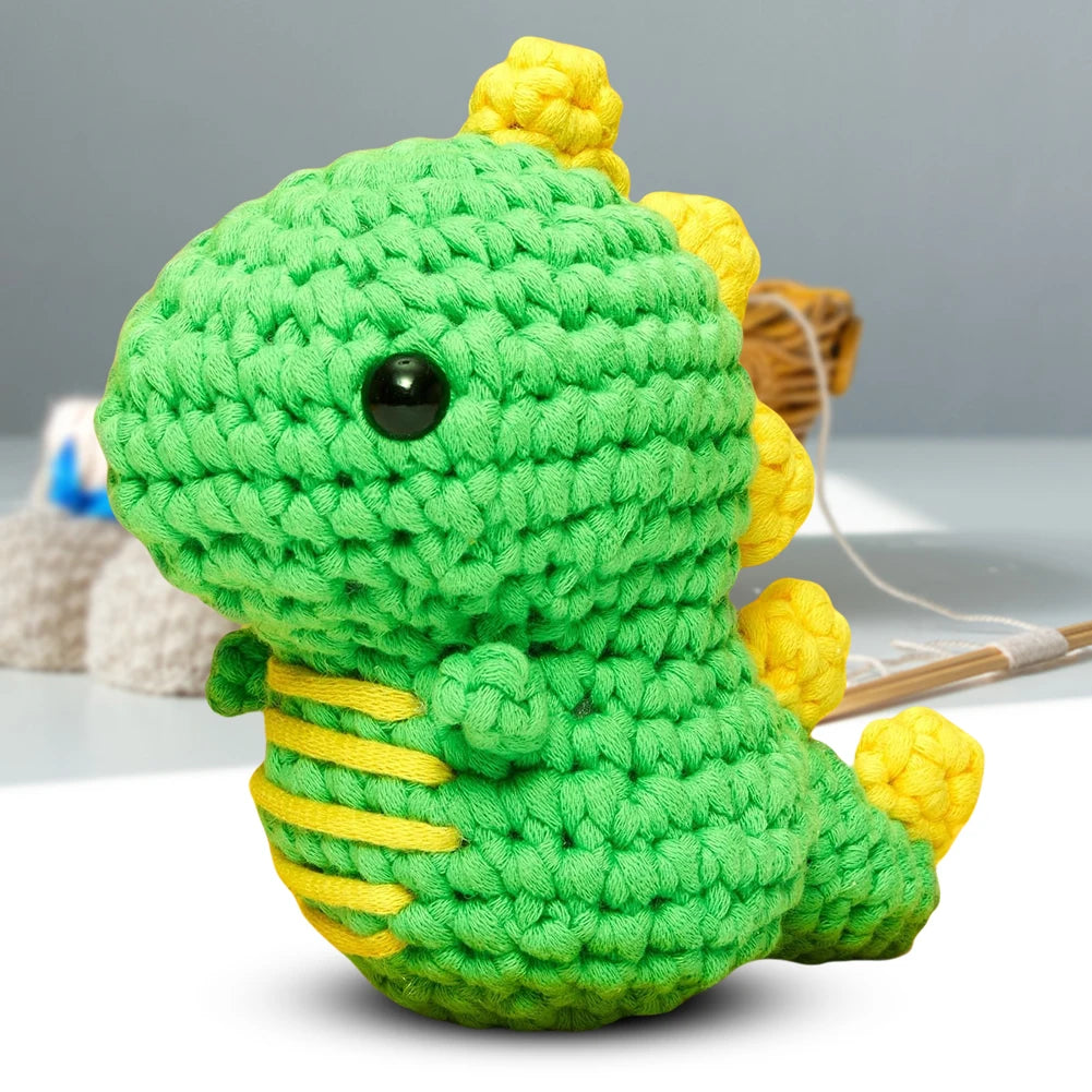 Crochet Your Own Adorable Stuffed Animals – A Fun DIY Kit for Beginners!