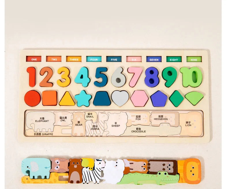 Montessori Wooden Busy Board