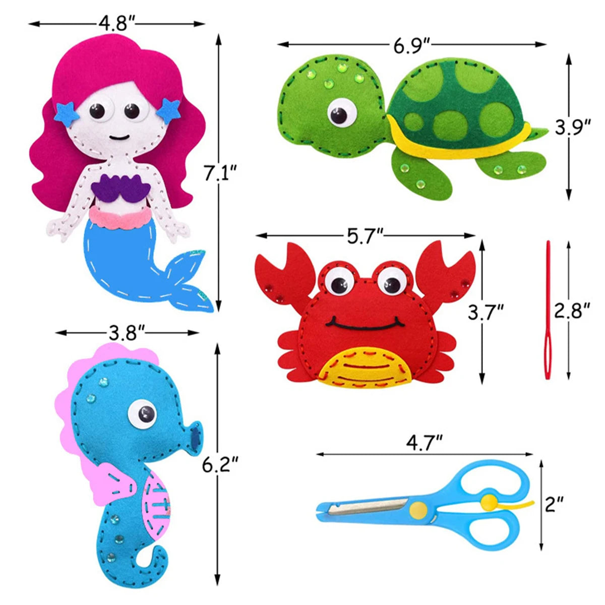 Sea Animals Sewing Kit – Create Your Own Ocean Friends!