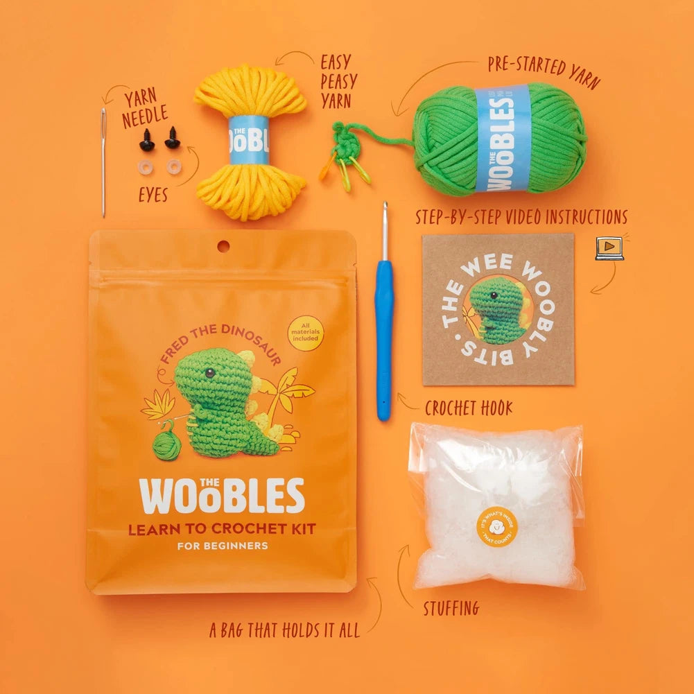 Crochet Your Own Adorable Stuffed Animals – A Fun DIY Kit for Beginners!