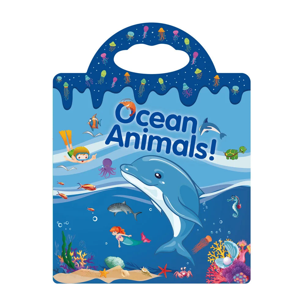 Reusable Scene Stickers – Interactive DIY Sticker Book for Kids!