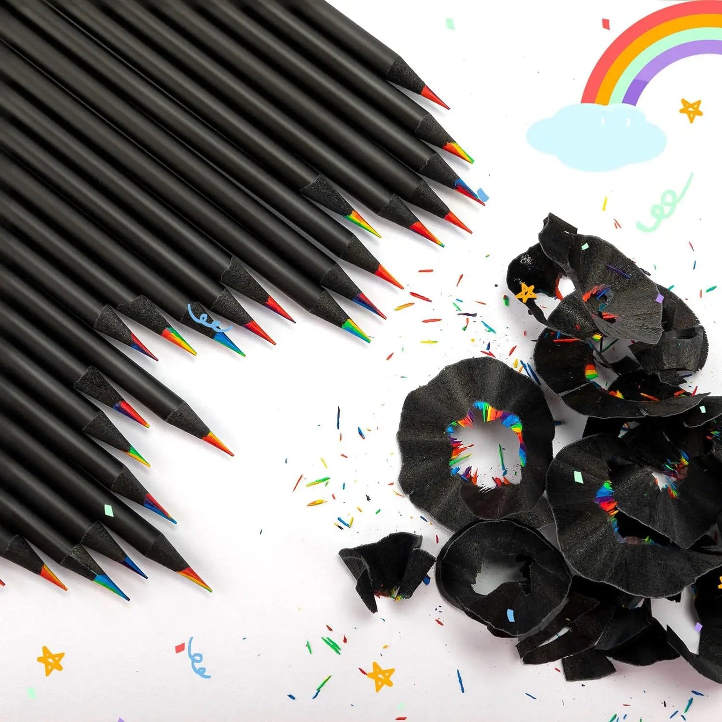 10 Multi-Colored Pencils