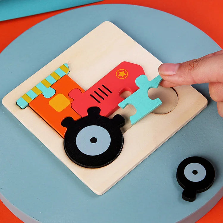 Wooden Puzzle – Fun & Early Cognitive Learning for Kids!