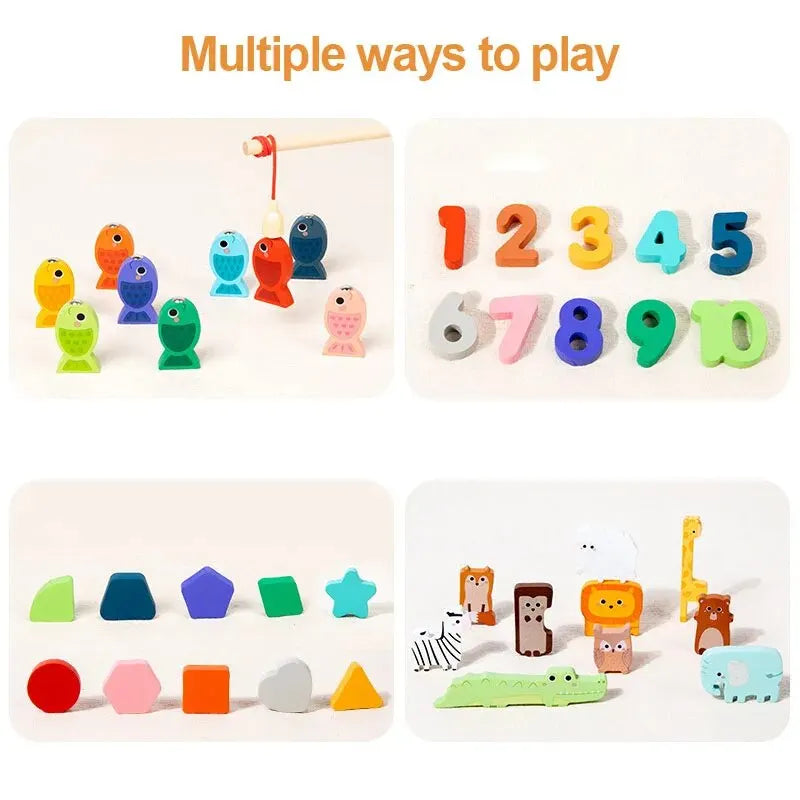 Montessori Wooden Busy Board