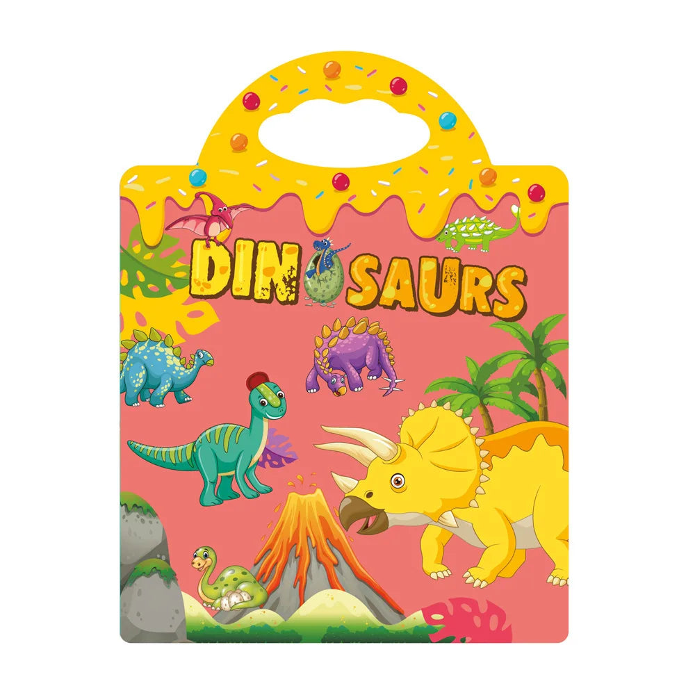Reusable Scene Stickers – Interactive DIY Sticker Book for Kids!