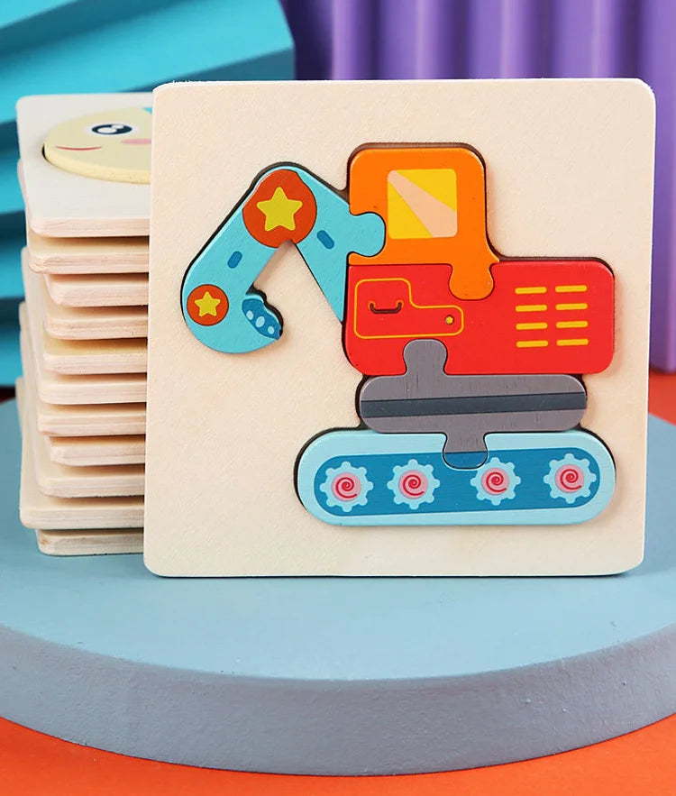 Wooden Puzzle – Fun & Early Cognitive Learning for Kids!