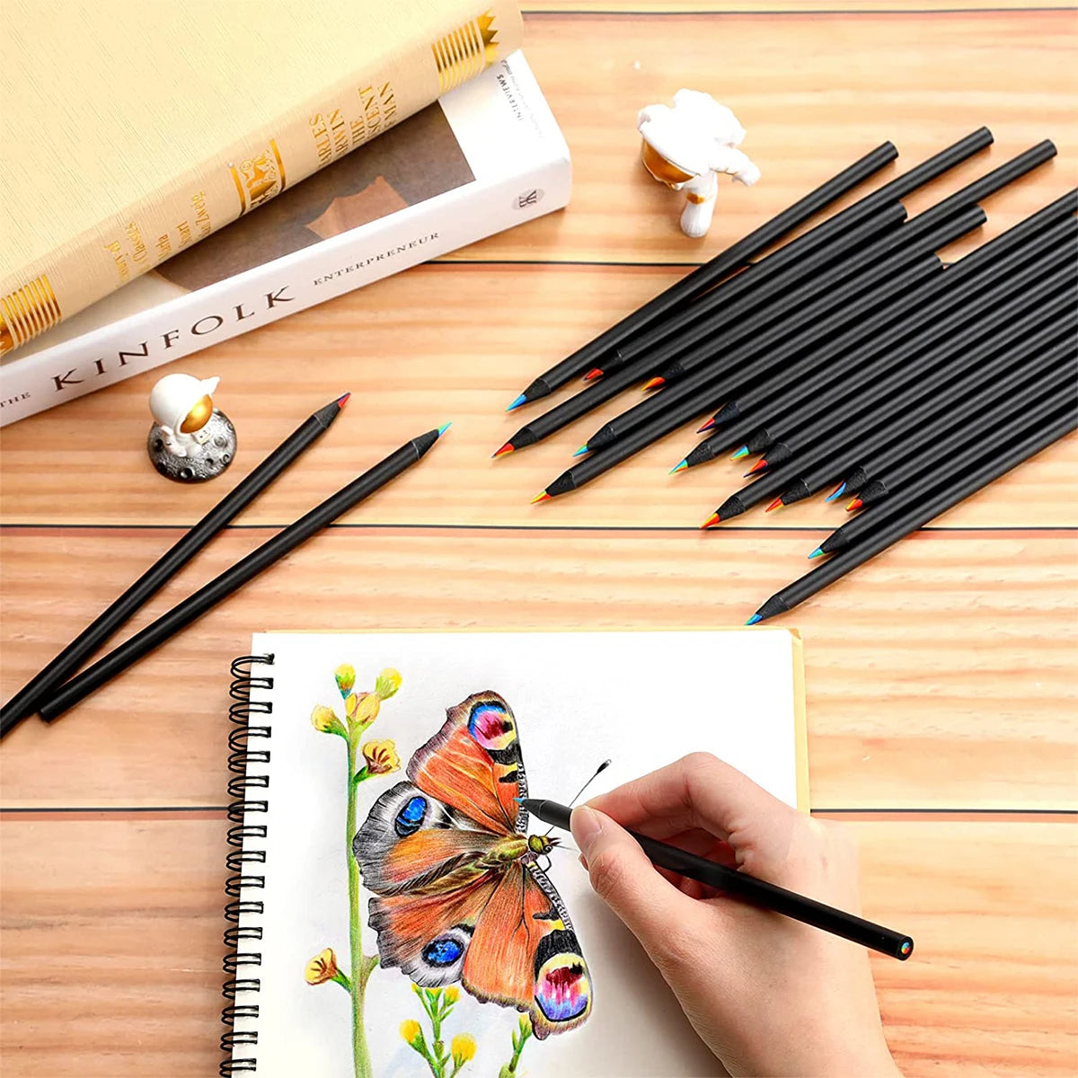 10 Multi-Colored Pencils