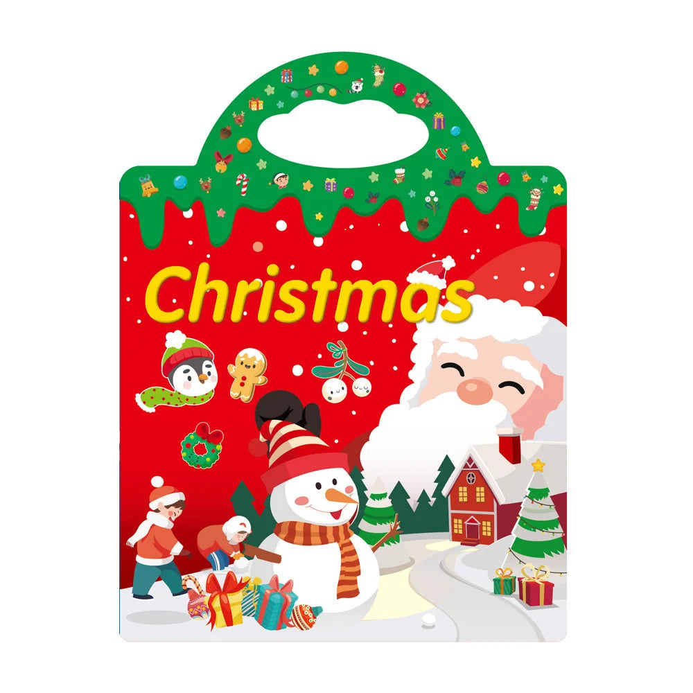 Reusable Scene Stickers – Interactive DIY Sticker Book for Kids!