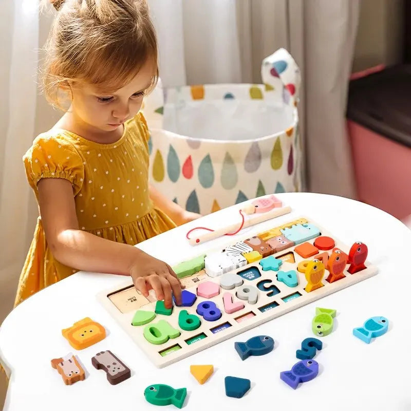 Montessori Wooden Busy Board