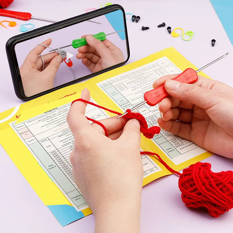 Crochet Animal Kit – Easy-to-Follow Crochet Kit for Beginners