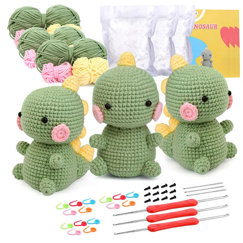 Crochet Animal Kit – Easy-to-Follow Crochet Kit for Beginners