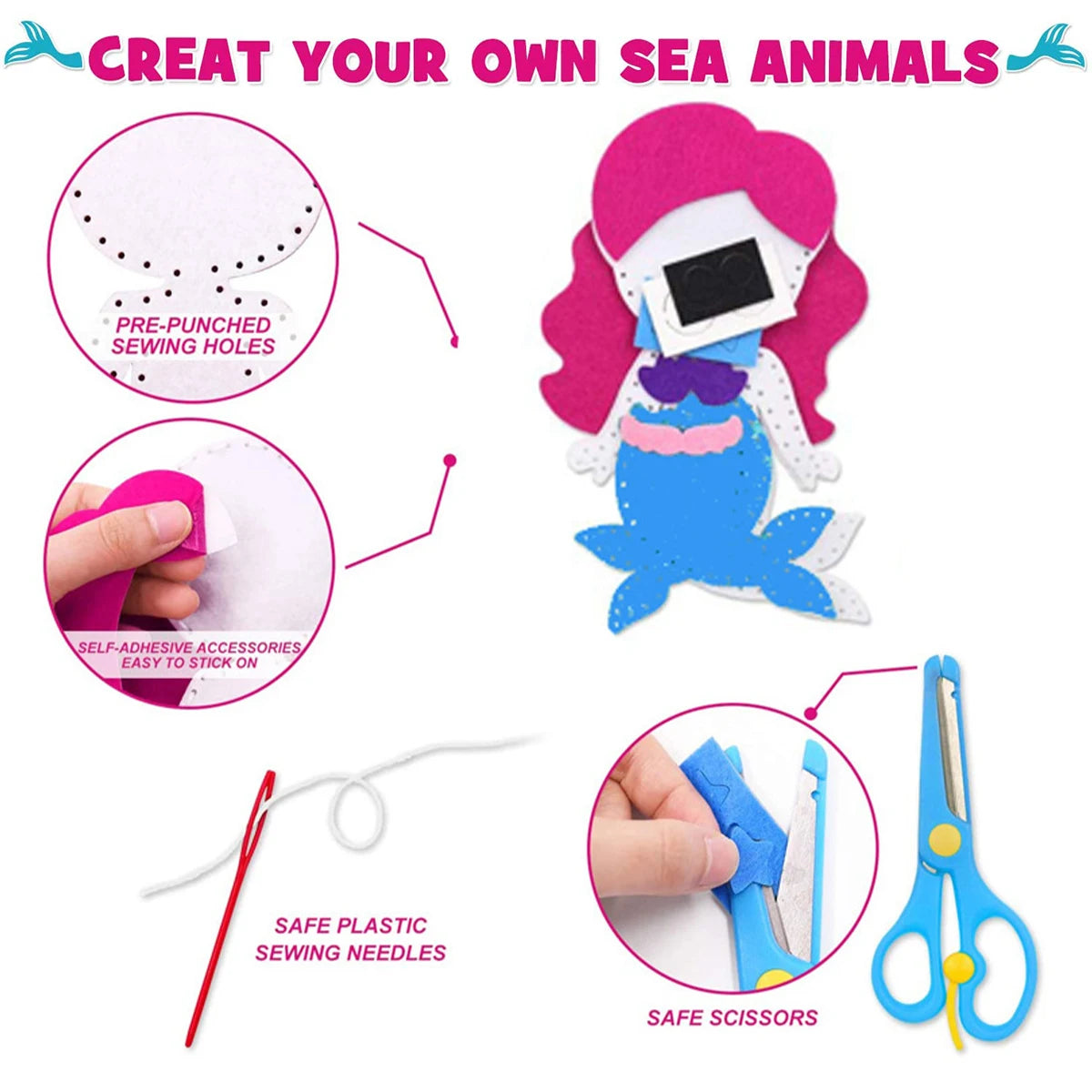 Sea Animals Sewing Kit – Create Your Own Ocean Friends!