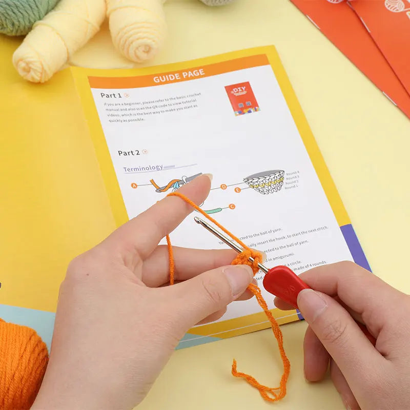 Crochet Animal Kit – Easy-to-Follow Crochet Kit for Beginners