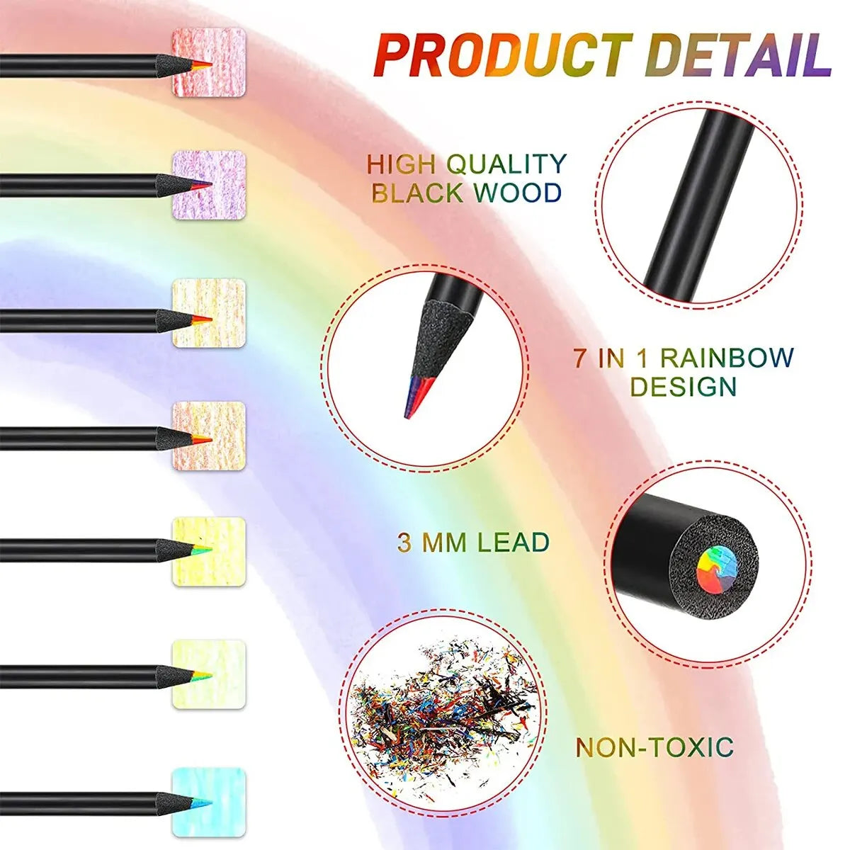 10 Multi-Colored Pencils