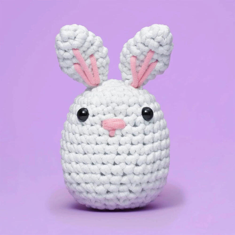 Kids Beginner Crochet Kit – DIY Stuffed Animal Craft Set